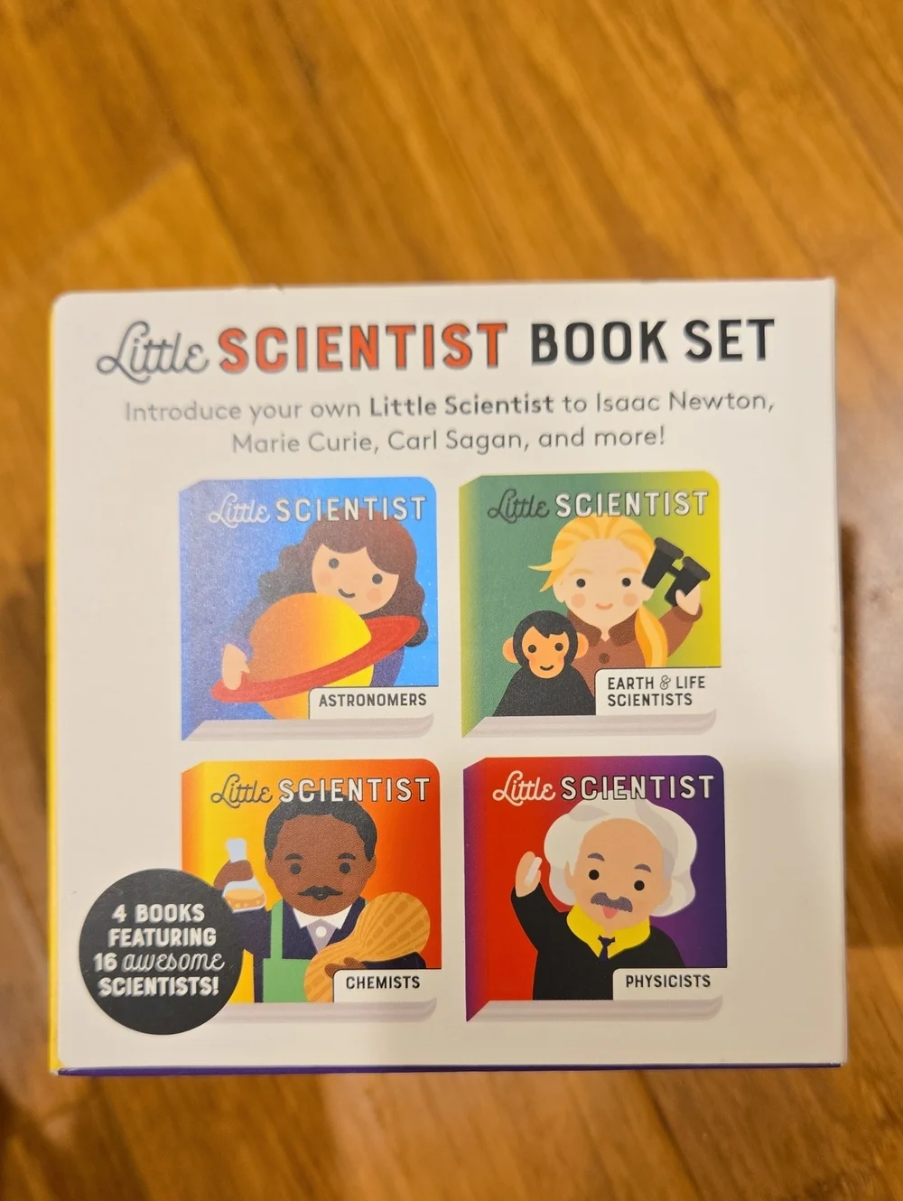 Mudpuppy Little Scientists Board Book Set Of 4